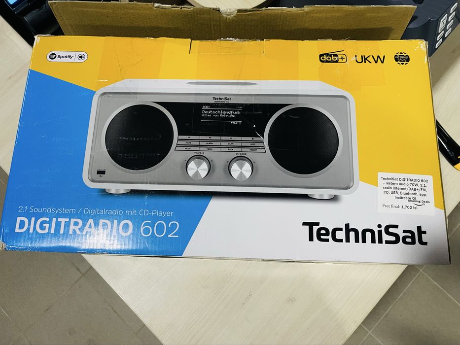 TechniSat DIGITRADIO 602 - Sistem Audio 70W , Internet ,Bluetooth ,CD