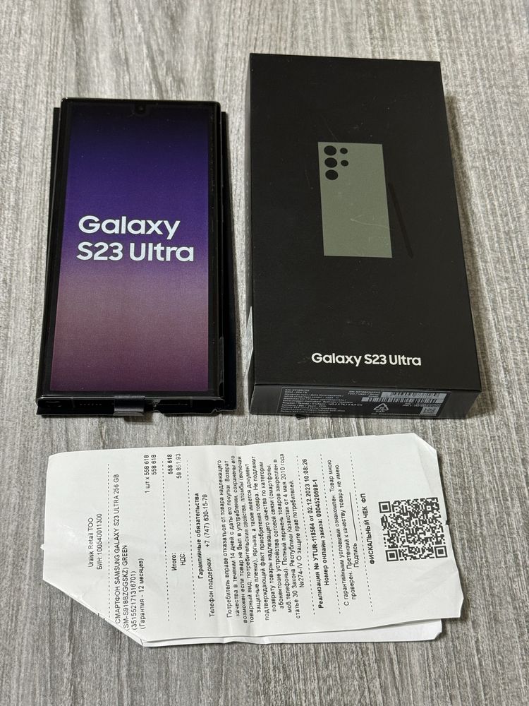 Samsung S23 Ultra 256 +12 5G 3 дня пользовались новый