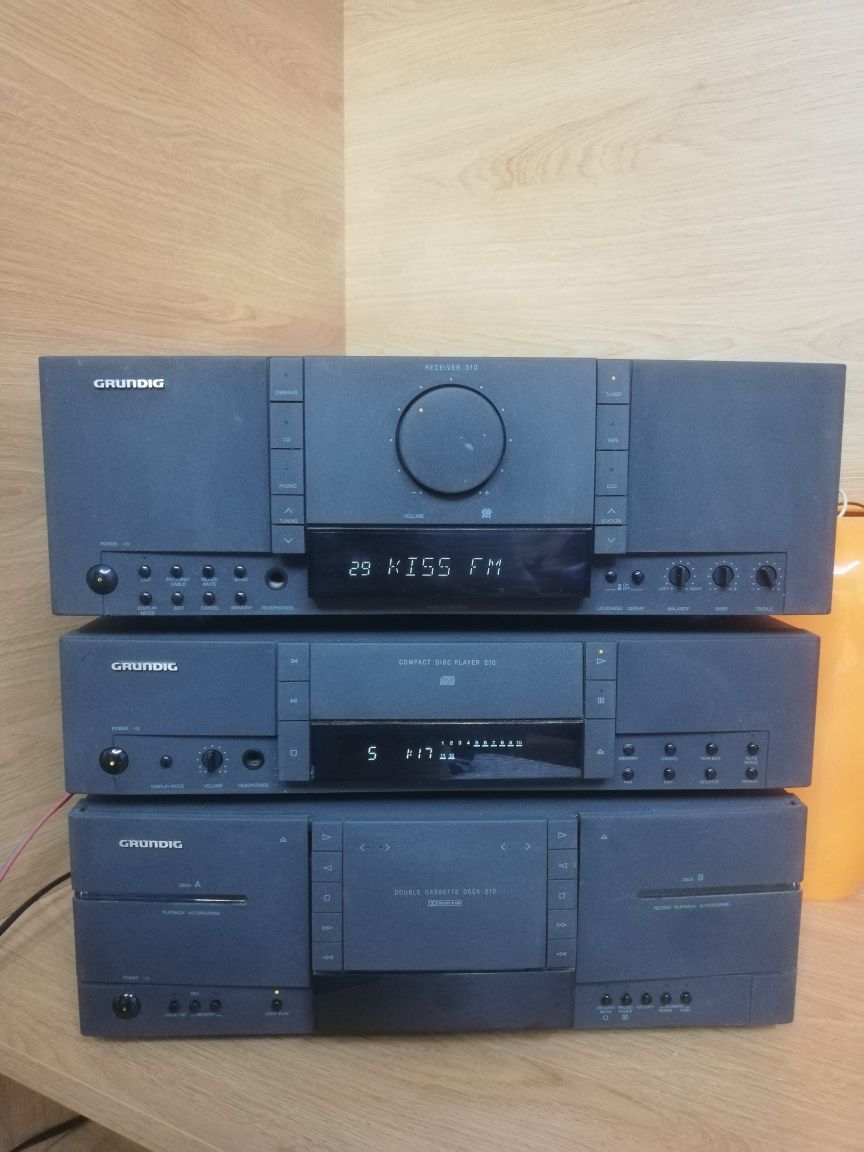 Grundig fine arts, linie audio, amplituner, cd player, deck caseta