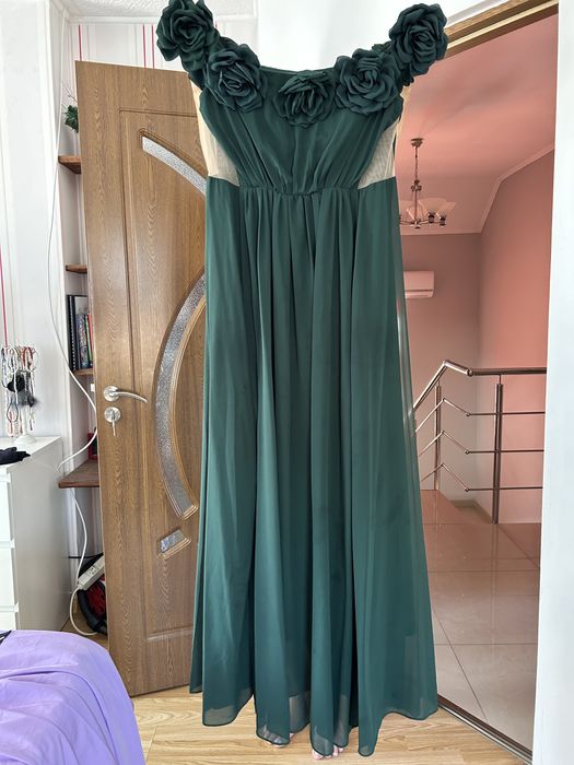 Rochie verde de seara