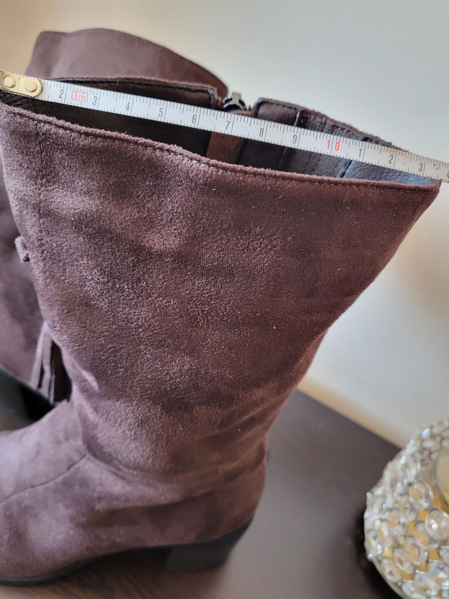 Botine damă piele întoarsă
