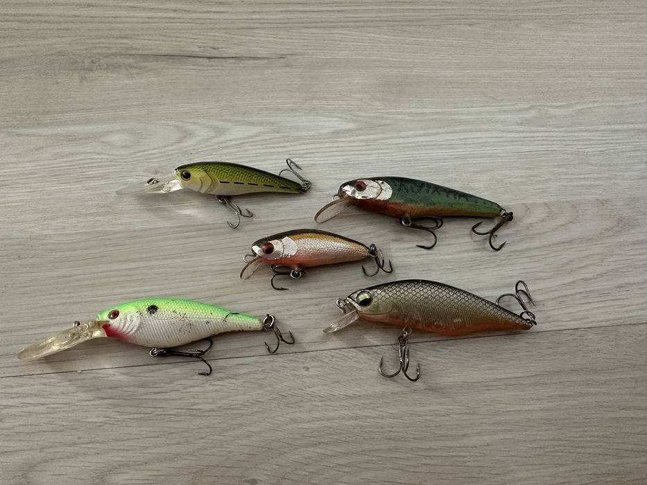 Set 5 voblere pescuit spinning