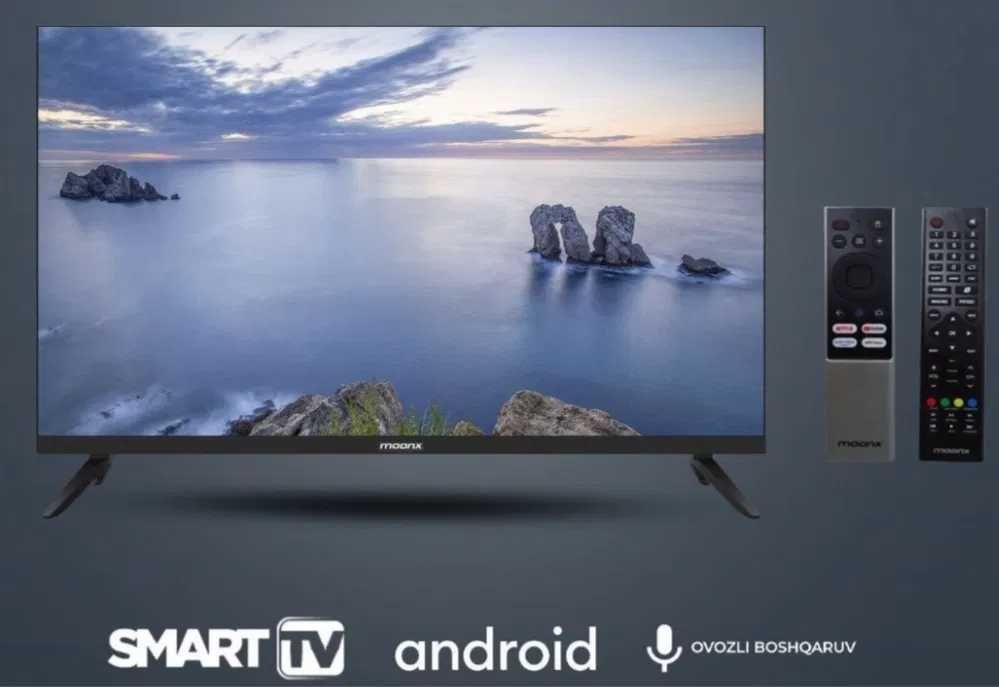 Телевизор MOONX 55 50 диагонали Android, IPS , доставка бесплатная!