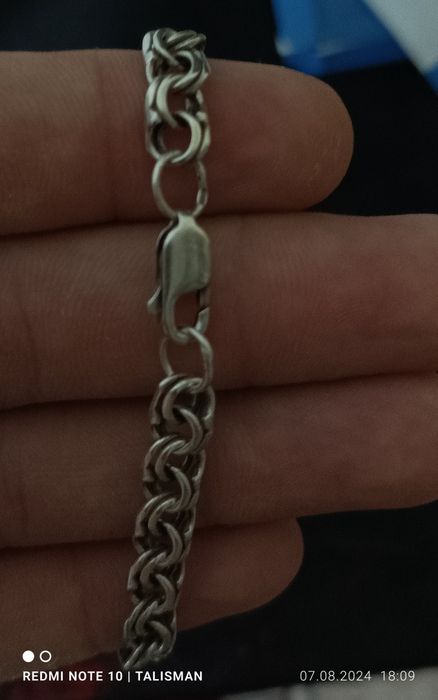 Серебро 925 Италия Бисмарк 33 грам