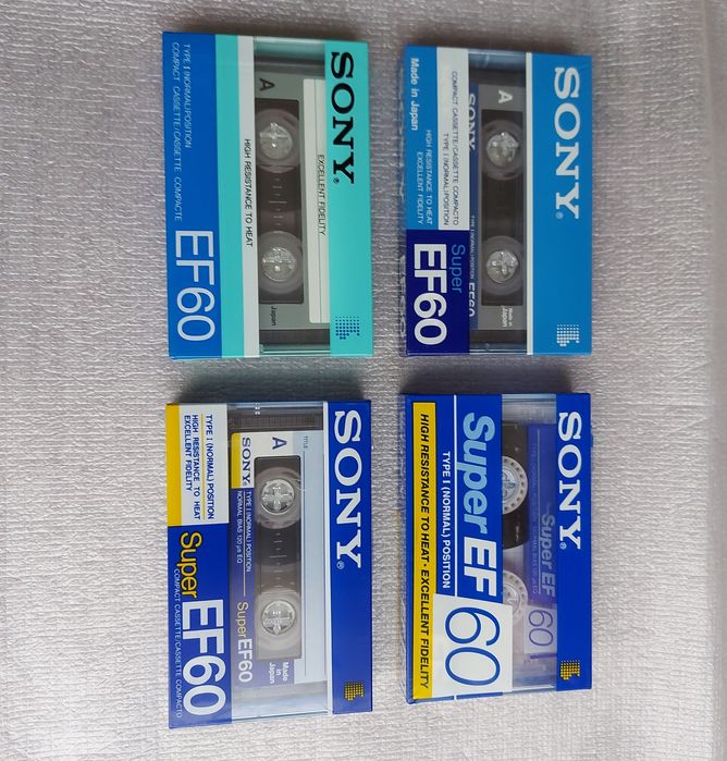 Колекция запечатани аудио касети SONY
