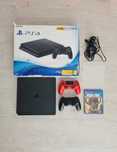 Playstation 4 PS4 Slim 1 TB, cu 2 controllere + joc Fifa 19