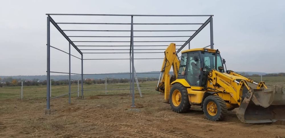 Vând structura metalica hala 10x10m , înălțime 4m .