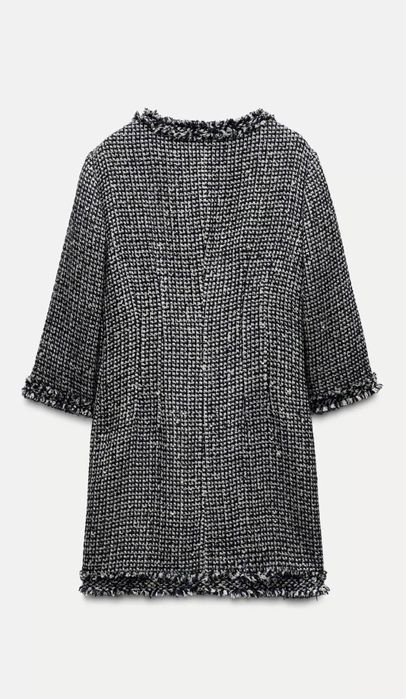 Текстурирана рокля Zara
