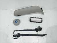 BMW I3 kit airbag bej GRI airbag volan pasager - set centuri siguranta