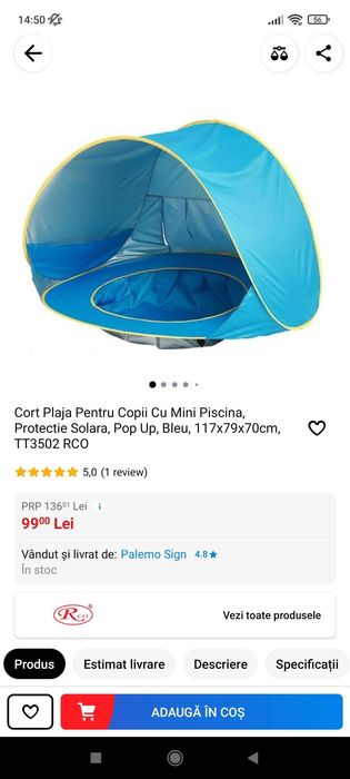 Cort plaja bebelusi