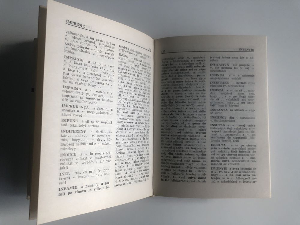 Dictionar roman - maghiar