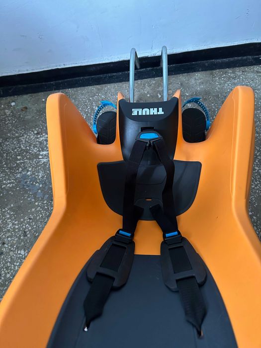 Scaun de bicicleta pentru copii, marca Thule RideAlong, portocaliu