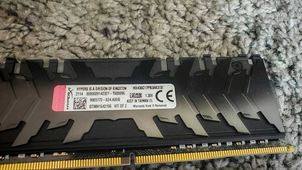 Рам памет Kingston HyperX Predator RGB 2x16GB 32GB DDR4 3600MHz