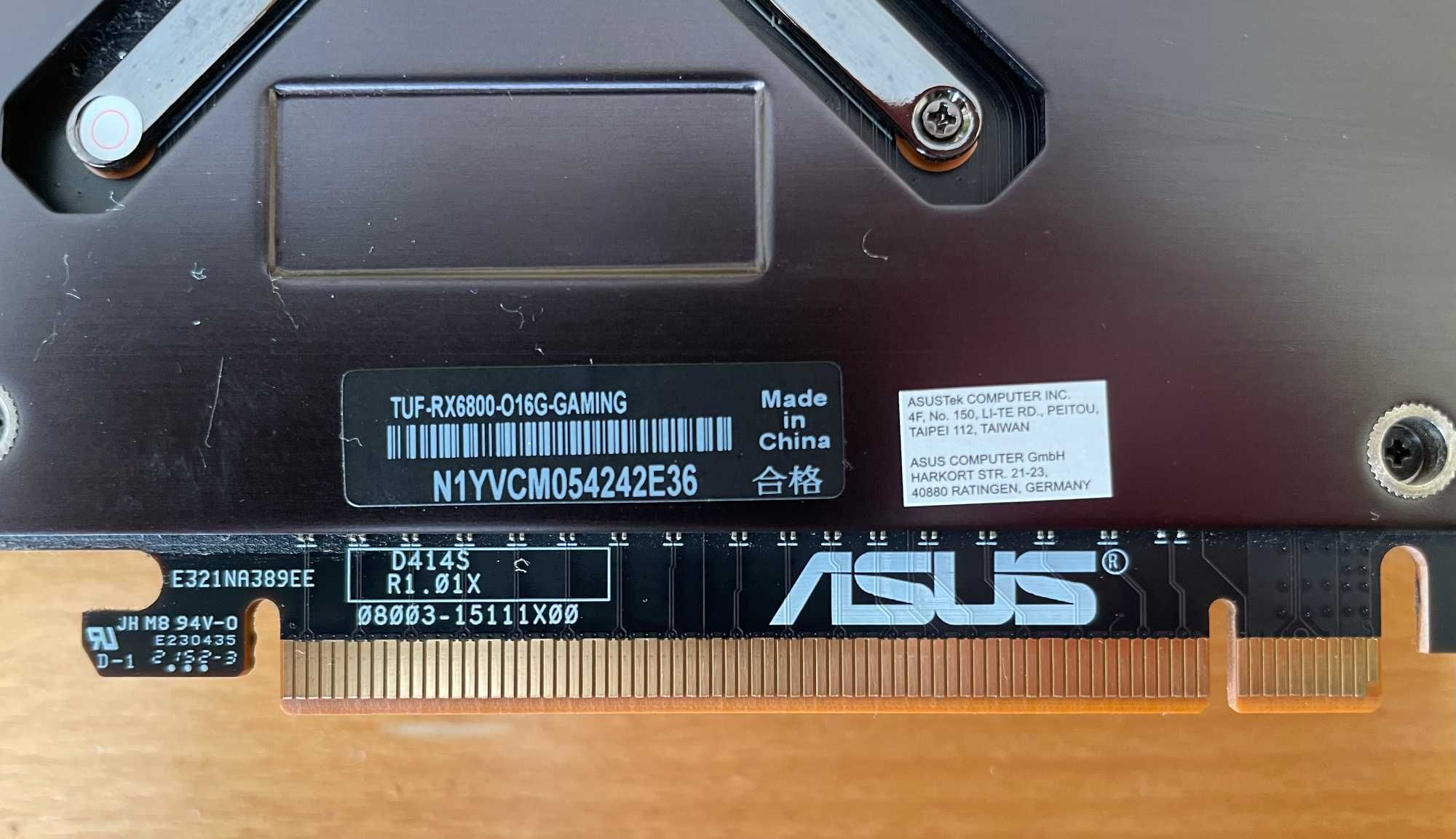 Геймърска видео карта AMD Radeon RX 6800 ASUS TUF GAMING