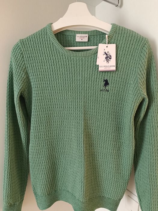 Дамски пуловер U.S. Polo Assn, размер M, чисто нов с етикет
