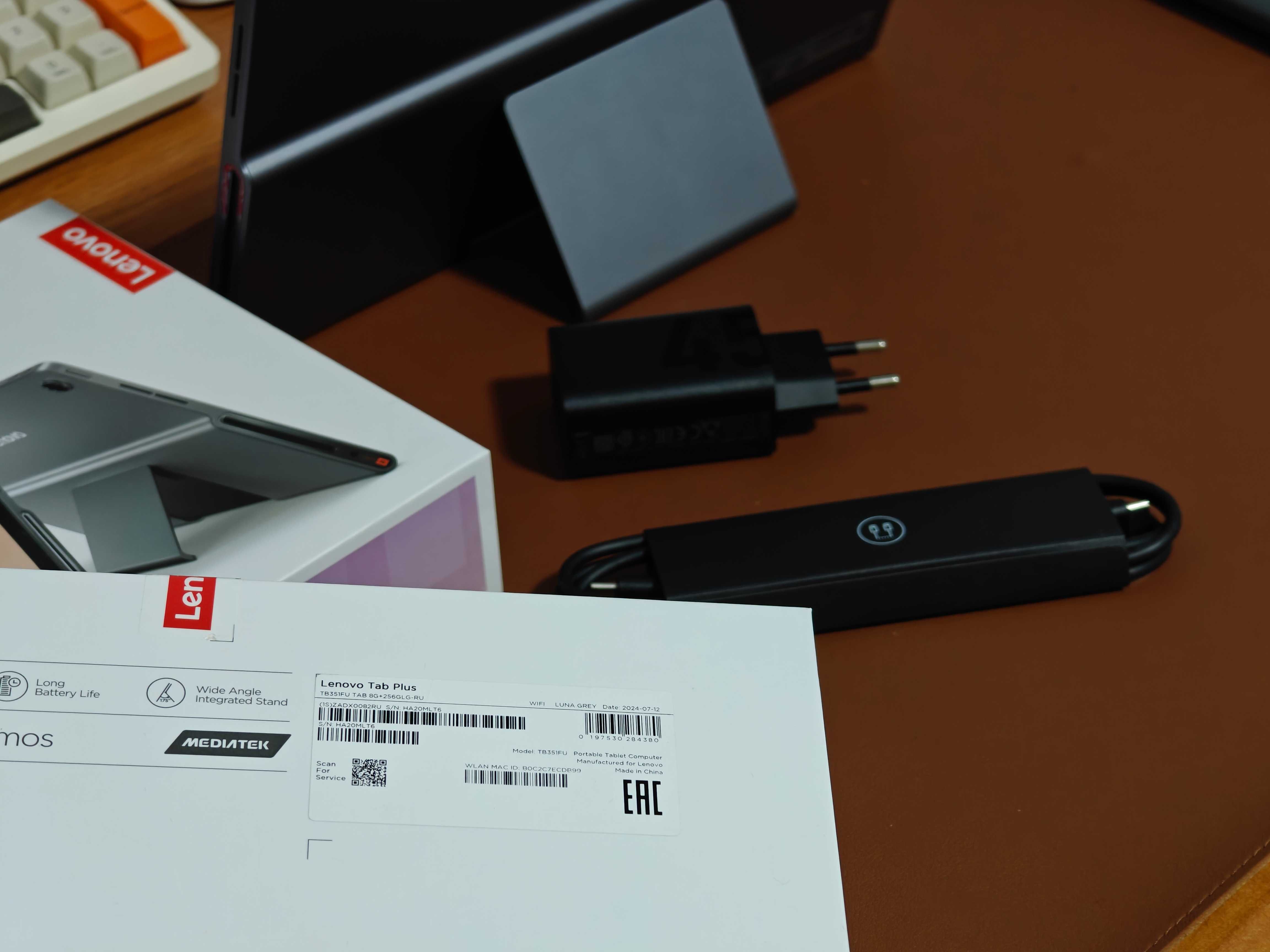 Планшет Lenovo Tab Plus 8/256Gb идеал (TB351FU) как новый