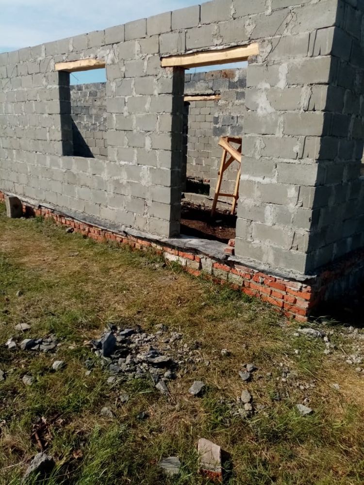 Продам недостроенный дом в Щербакова
