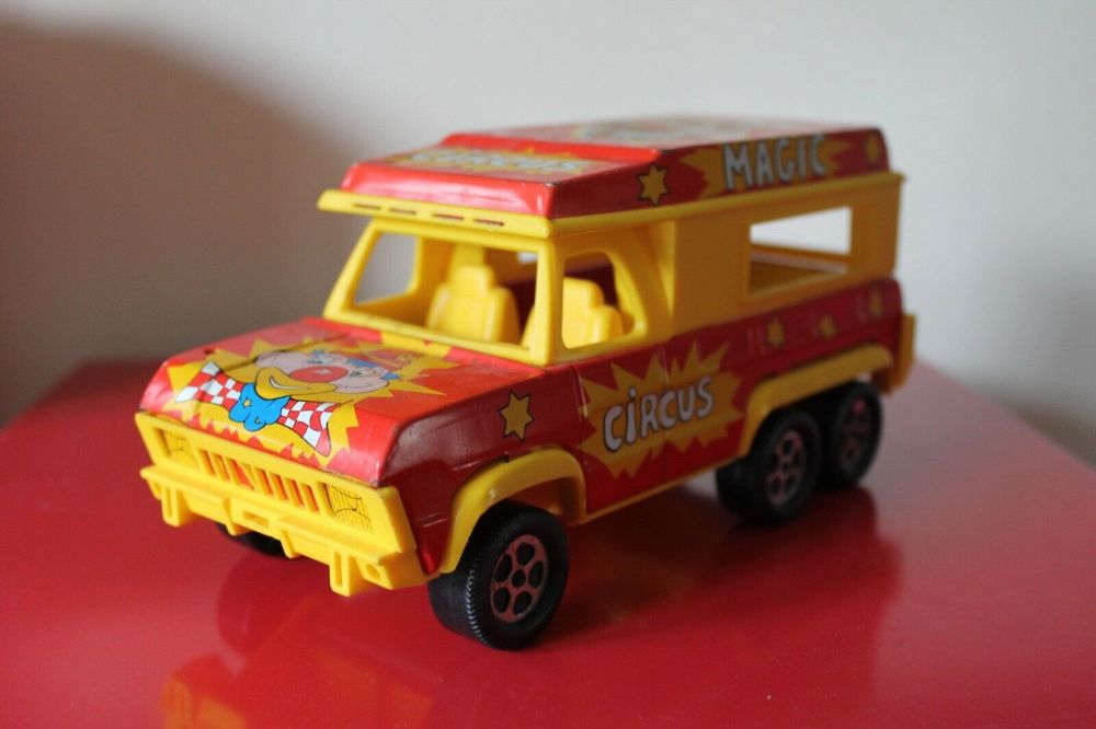 Jucarie veche Camion vintage Joustra MAGIC CIRCUS anii 70 - 80