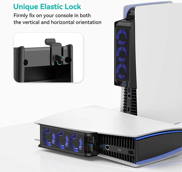 Охлаждащ вентилатор KIWIHOME за PS5