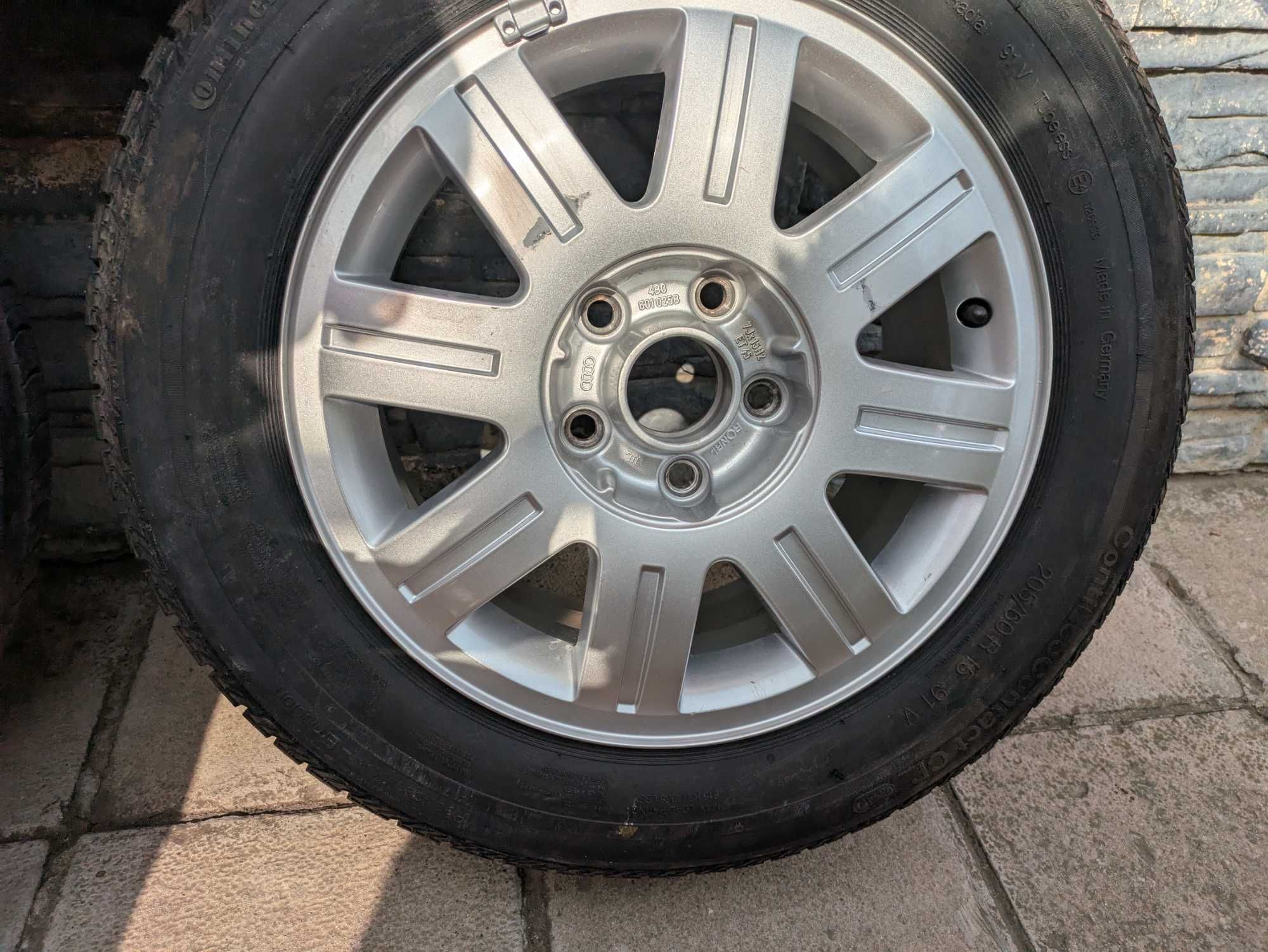 Алуминиеви джанти RONAL за Audi 15 инча, 5 БРОЯ, 5x112 - С гуми 6-7 мм