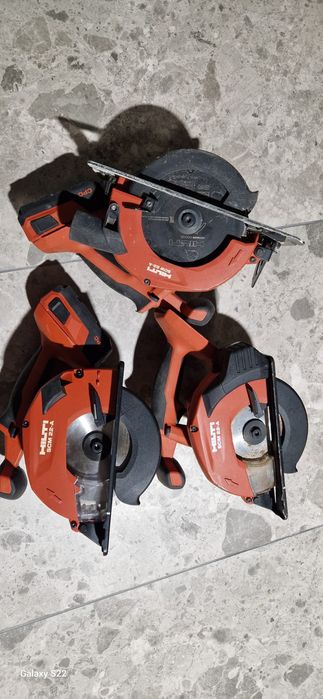 Hilti circular pe acumulator