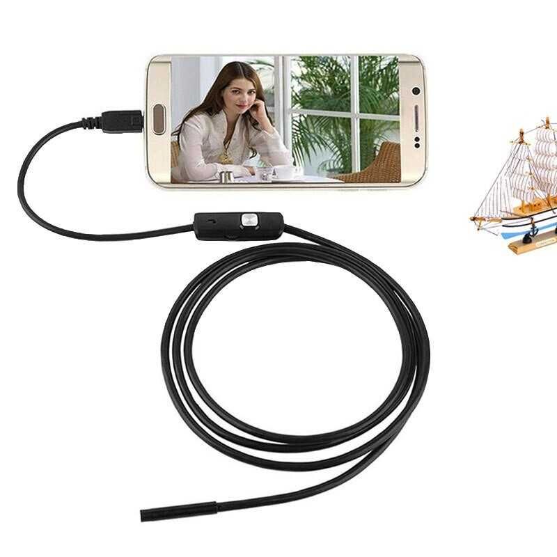 Ендоскопска камера за смартфон EN20, гъвкава, IP67, LED осв., 3 м