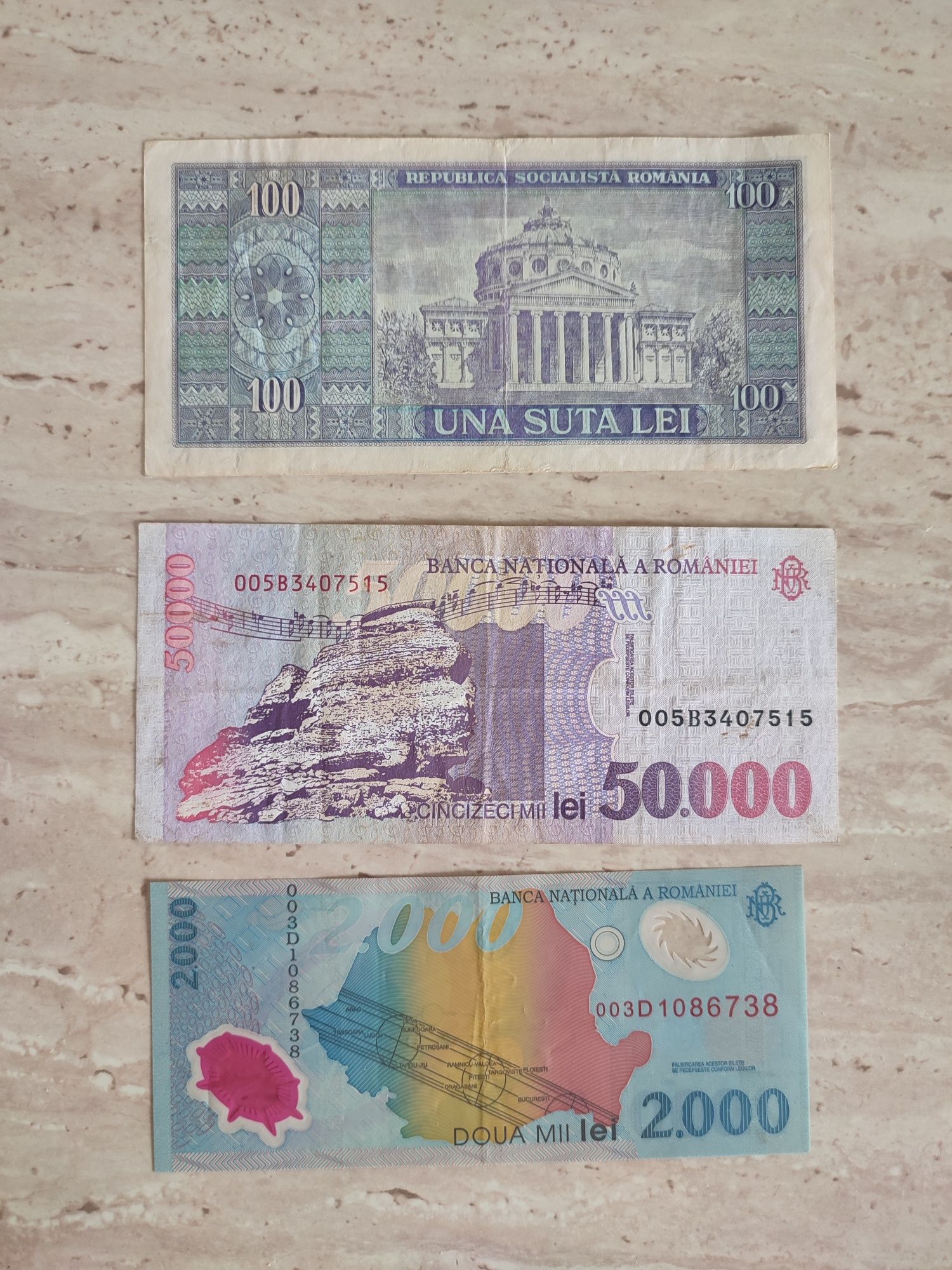 Bancnote și monede românești vechi  + diferite timbre