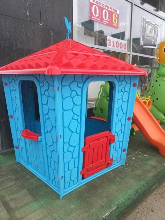 Детский игровой дом Pilsan Stone House Голубой
