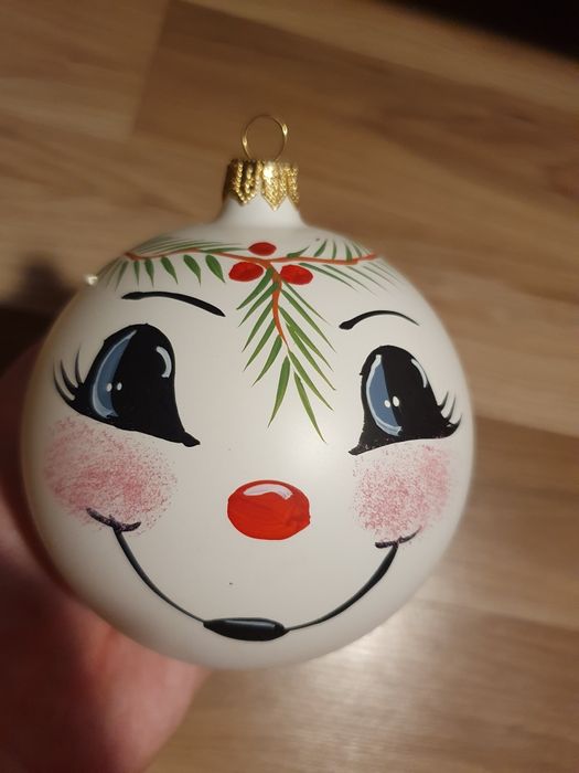 Glob mare, pictat manual craciun ideal cadou special pentru tine decor