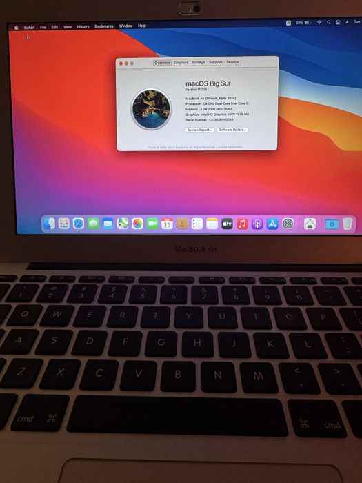 Macbook Air (11 inch early 2014)