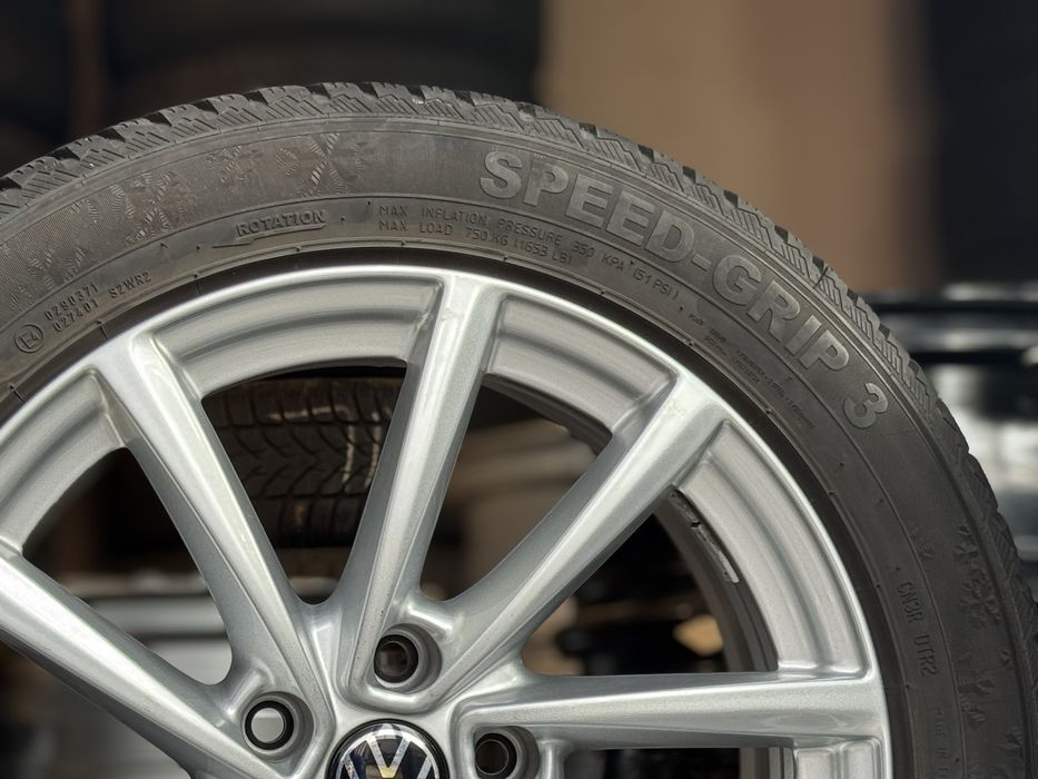 Jante aliaj 17 Vw Passat b8 + anvelope iarnă Semperit 215/55 R17 98V