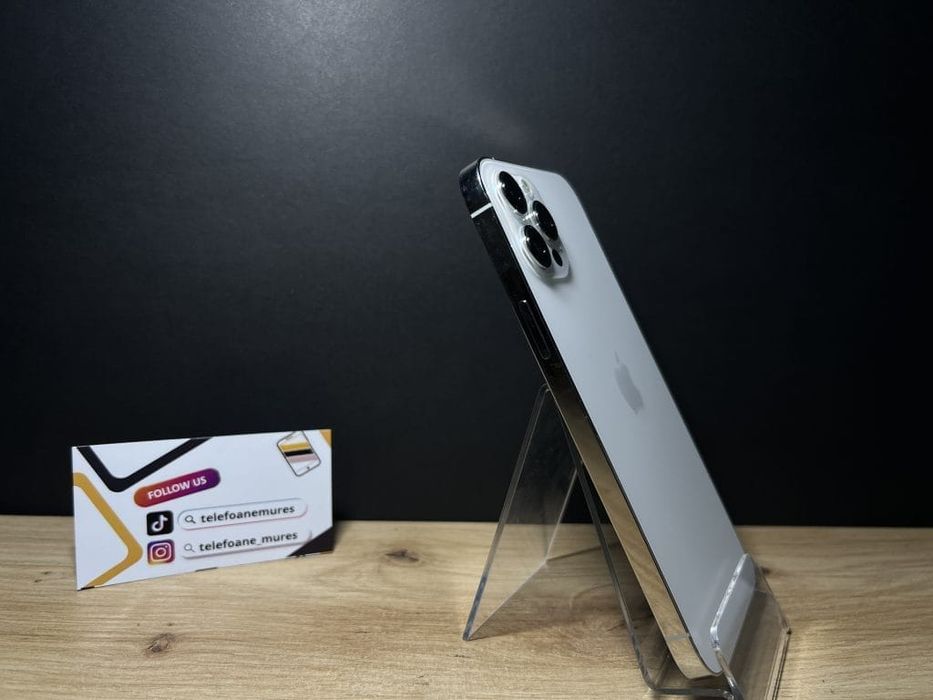 iPhone 12 Pro Max 128Gb Silver 3 ani garanție, Telefoane Mureș