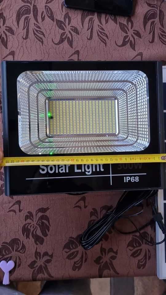 Proiector solar 300 W Lampa incarcare solara + panou solar