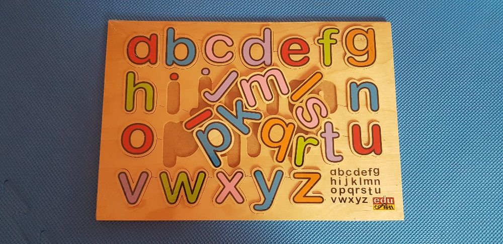 Vand joc, puzzle din lemn, cu litere, pt copii