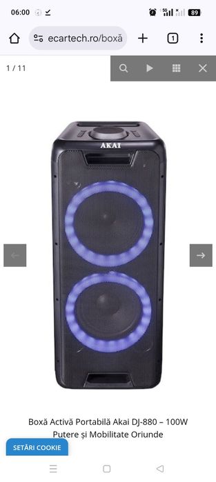 Vând boxa  akay   stare foarte buna