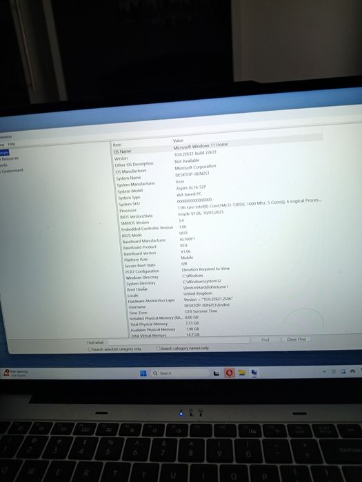 Laptopul Acer generația noua