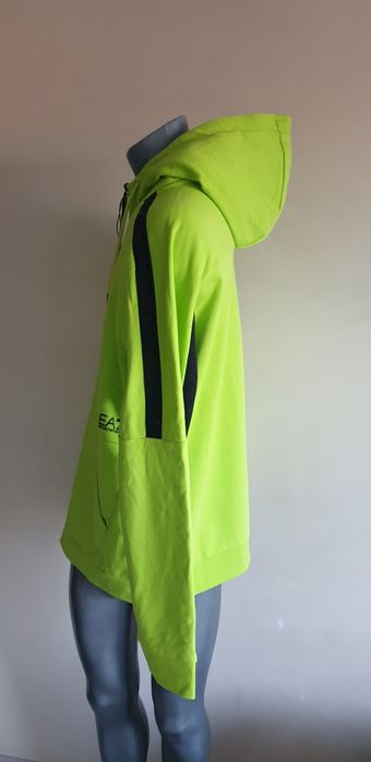 Emporio Armani EA7 Full Zip Hoodie  XL / 2XL НОВО ОРИГИНАЛ Мъжко Горни