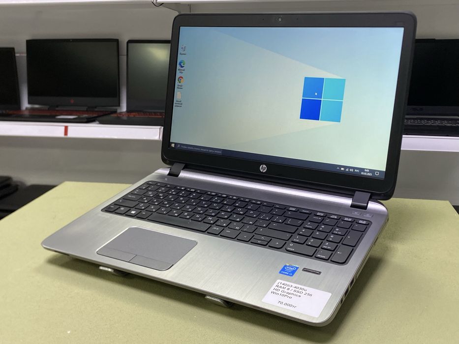 Ноутбук HP i3-4030U / 8GB RAM / SSD 256GB. Быстрый и надежный