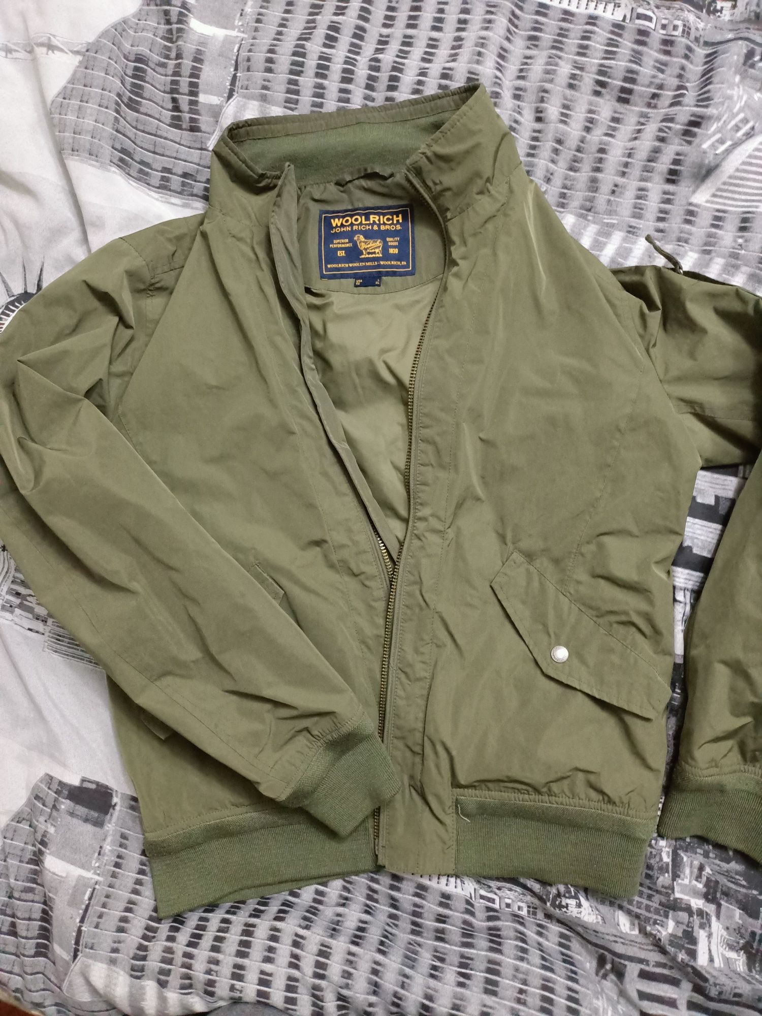 Geacă Woolrich verde