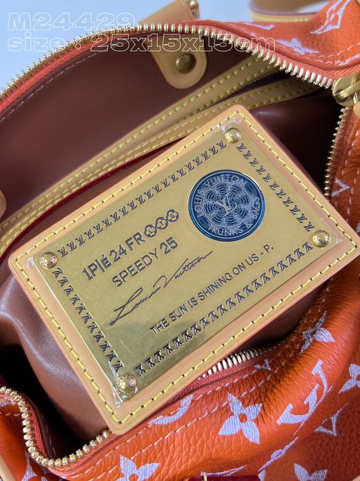 Geanta Louis Vuitton orange 25cm, tip Premium