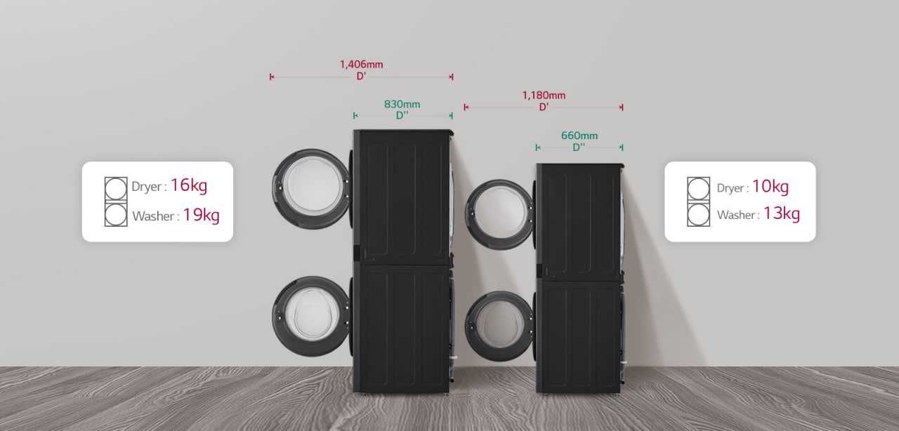 Стиральная/Сушильная машина LG 13/10kg WashTower™ WT1310RH