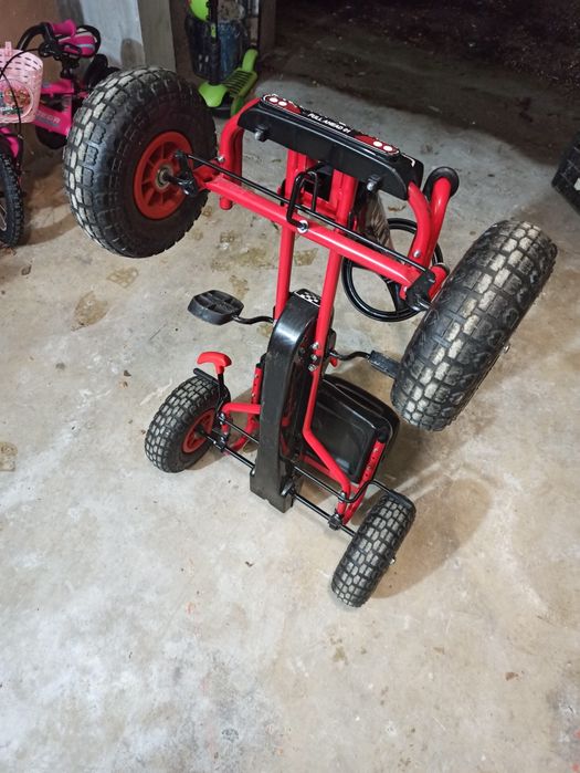 Картинг с педали и регулируема седалка vidaXL червен

Очак