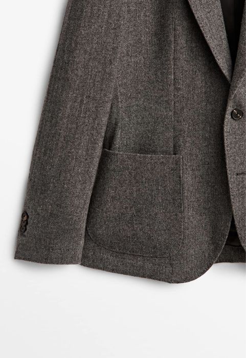 Sacou din lana Massimo Dutti