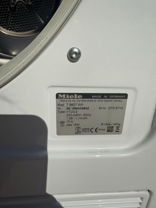 Сушилня Миеле с термопомпа Softtronic T8627