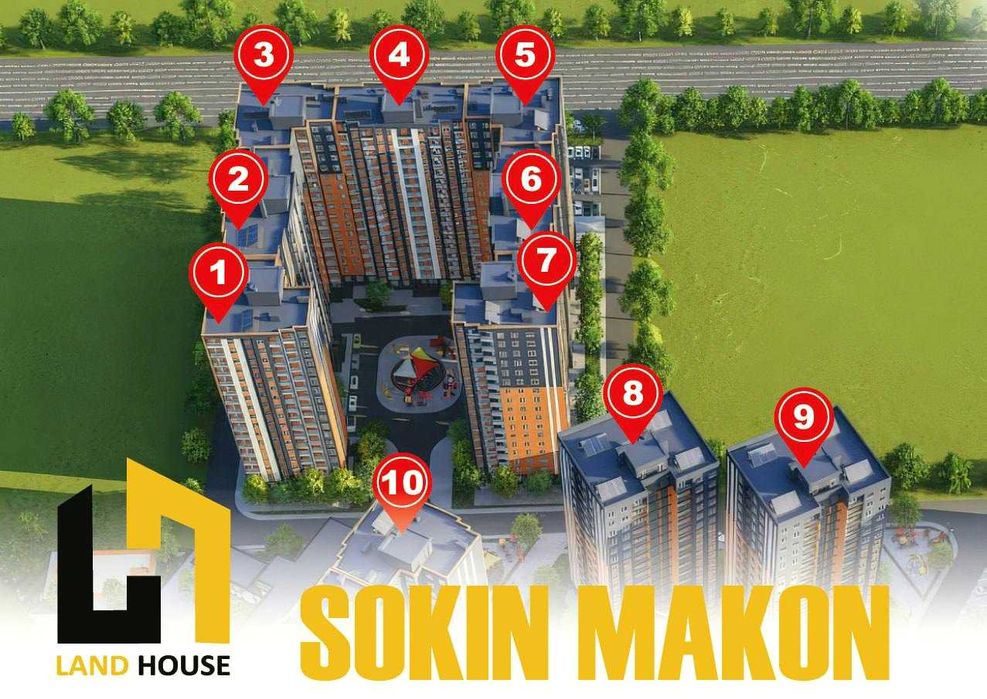 Sokin makon 1 Sergeli 5 bekat kadastrli ta’mirlangan xonadon sotiladi.