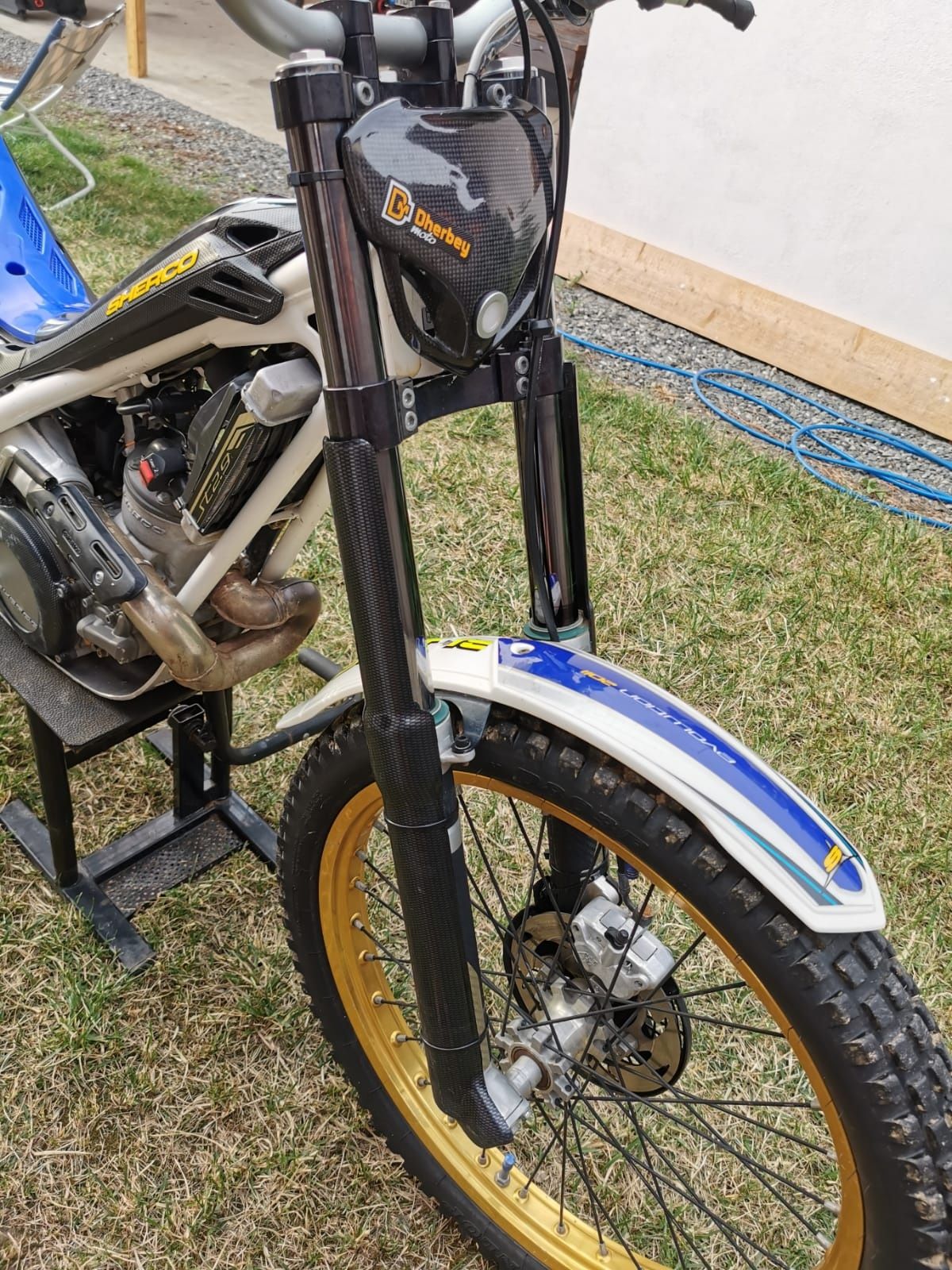 Sherco trial ca nou TXT 2.9 de competiție folosit de soție are si șa!