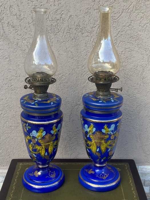 Opulent set 2 lampi stil Art Deco-model Legras-Franta