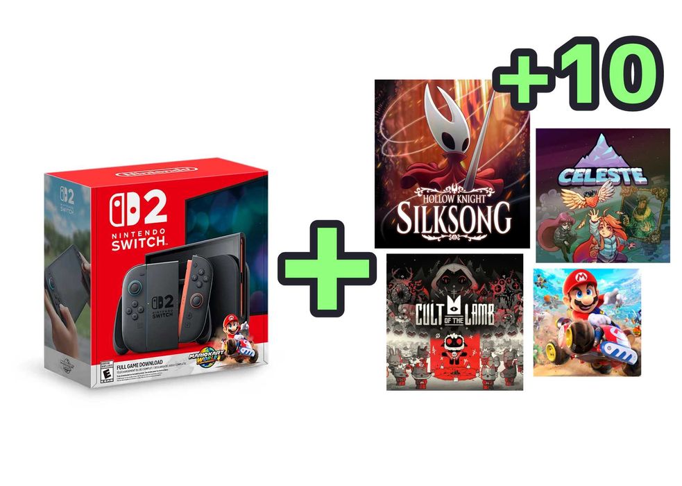 Nintendo Switch 2 + 14 Jocuri