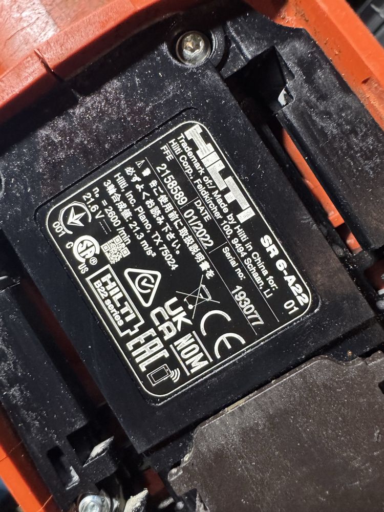 Fiwrastrau sabie Hilti sr 6 a22