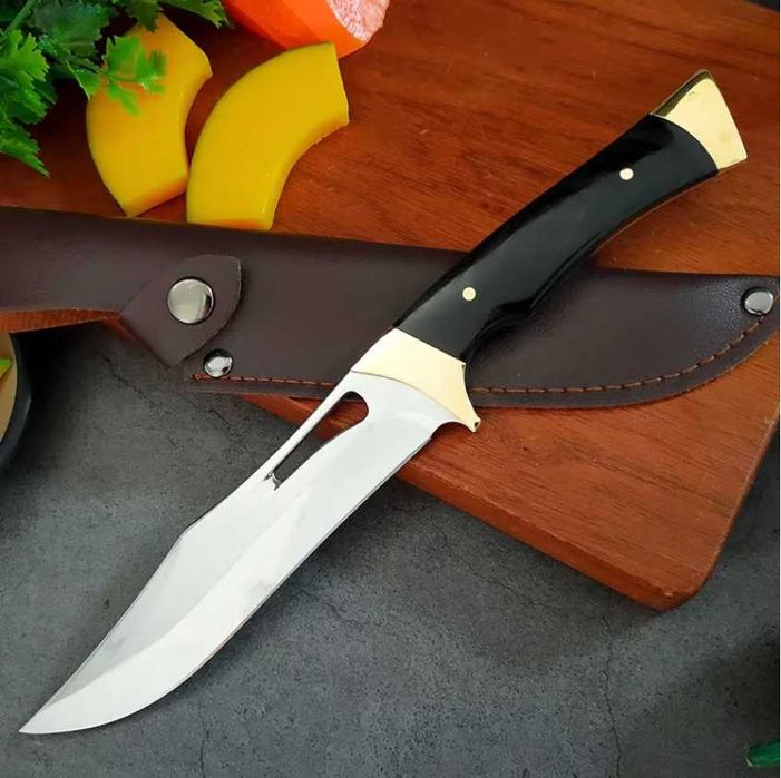 Cutit pakistanez Stainless Steel, Full Tang, teaca piele ECO